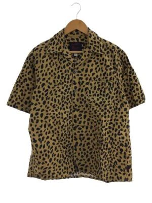 WACKO MARIA Chemises À Manches Courtes En Nylon Beige M Utilisé - Photo 1/4