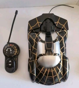 Web Runner Spiderman Racer Car With Remote RC Radio Control 27 Mhz Works Tested - Picture 1 of 19