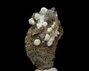 OPAL var. HYALITE (GLASS OPAL) & STAFFELITE -- Czech Rep. Bohemia - Valeč /ph152 - Picture 1 of 14