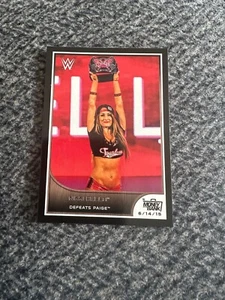 2016 Topps WWE Road to Wrestlemania #45 Nikki Bella Defeats Paige - Picture 1 of 2