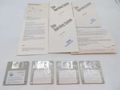IBM DOS 5.0 Version 5.0 3.5" Floppy Disk 1992 Microsoft Computer Program Discs * - Image 1 of 4