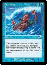 WOTC MtG Nemesis Submerge (U) EX