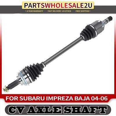 Conjunto de eje CV delantero para Subaru Impreza Baja 2004 2005-2006 H4 2,0 L 2,5 L Foto 1 de 4