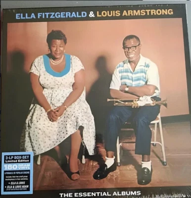 Ella Fitzgerald & Louis Armstrong – The Essential Albums (2020) Wax Time 3 x LP - Image 1 of 2