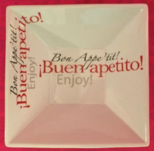 Guten Appetit! Buen apetito! Porzellan Schüsseln Cooks JCP Home - Bild 1 von 4