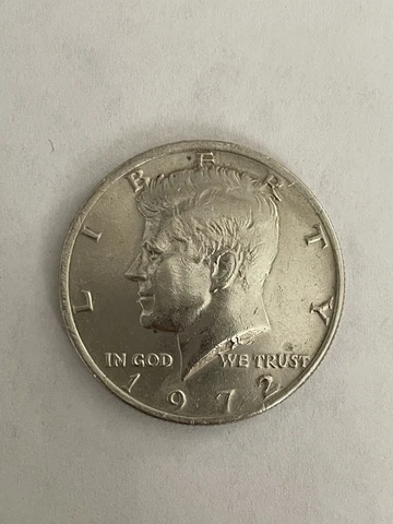 1972 Kennedy Half Dollar 50 Cent Coin *RARE* Cover
