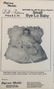 Vintage 1974 Byron Molds Small Bye-Lo Baby DP-10 Dress Pattern - Unopened - Picture 1 of 3