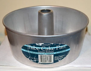 VTG COMET Mirro C-7274 Angel Food Cake Pan Aluminum 10" inch Tube Cooling Legs - Picture 1 of 5
