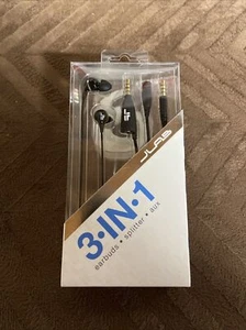 JLAB Audio 3-In-1 Wired Earbuds NEW - Picture 1 of 5