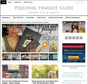 * PERSONAL FINANCE * turnkey affiliate website business for sale w/ AUTO CONTENT - Picture 1 of 5