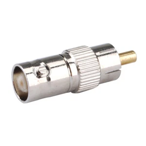 RCA Male to BNC Female Audio Mixer Amplifier Vedio Convertor Connector Adapter - Picture 1 of 3