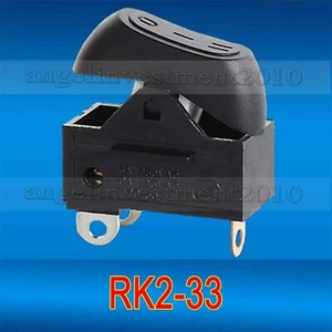 10pcs black switch rocker type 3position 3pin for Hair dryer RK2-33 - Picture 1 of 4