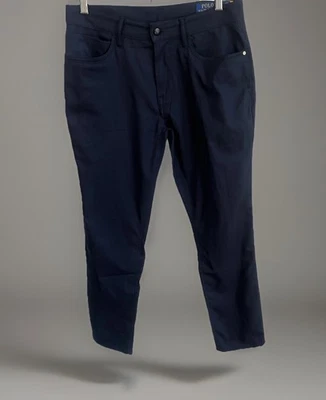 PANTALÓN POLO RALPH LAUREN HOMBRE CLÁSICO RENDIMIENTO AJUSTE ACTIVO AZUL MARINO TALLA 30x30 Foto 1 de 4