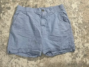 Southern Proper Shorts Stretch Waistband Size Medium Blue Cotton Preowned Good - Picture 1 of 7