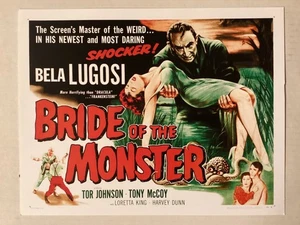 BRIDE OF THE MONSTER 1956 TC 11x14 LOBBY CARD ON ARCHIVAL PAPER - Picture 1 of 1
