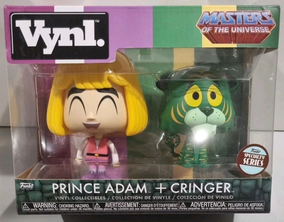 Figura He-Man & Cringer Funko Vynl Masters Of The Universe Edición Limitada.  Foto 1 de 4