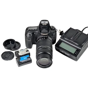 Canon EOS 60D DSLR + 55-250mm IS II Objektiv • Top Zustand • Dual Ladegerät + Batts - Bild 1 von 13