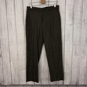Polo Ralph Lauren Men's W34 x L30 Gray Wool Blend Tweed Flat Front Dress Pants - Picture 1 of 4
