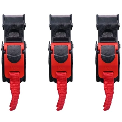 3x Plastic Motorcycle Helmet Speed Clip Chin Strap Quick Spa3463 - Image 1 of 4