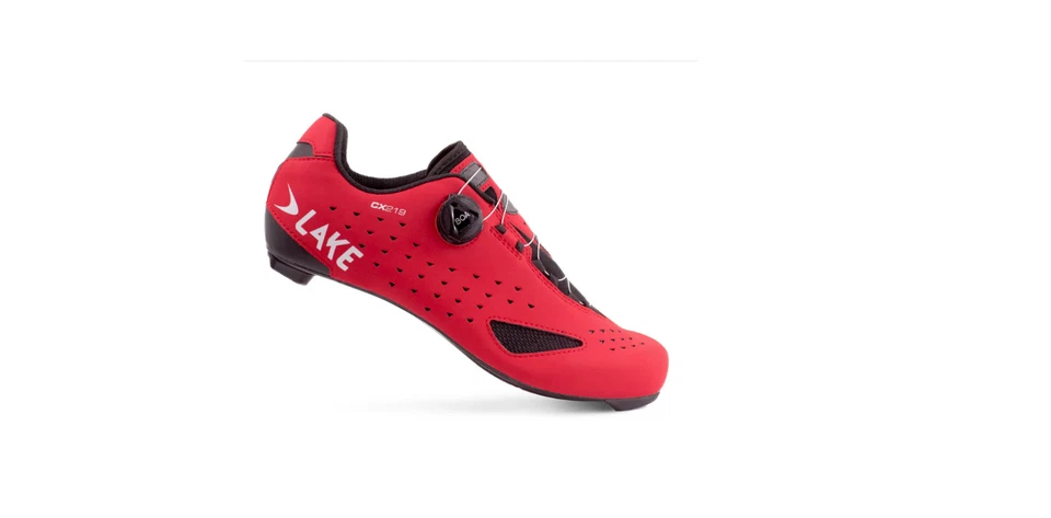 Zapatos de ciclismo Lake CX219 rojos/blancos Foto 1 de 1