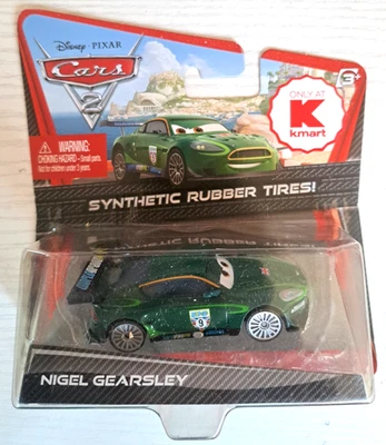 CARS 2 - NIGEL GEARSLEY - Mattel Disney Pixar KMART - Immagine 1 di 2