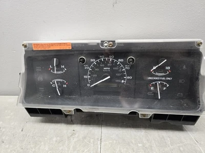 1995 1996 Ford F150 Instrument Cluster Speedometer Manual Trans No Tach MPH - Image 1 of 4