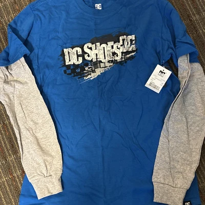 NUEVO CON ETIQUETAS DC Clothing Look Camisa Mangas Largas Mangas Jóvenes/Niños Niño’s Talla Grande Foto 1 de 4