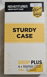 Adventurer Heavy Duty Sturdy Case For Samsung Galaxy S23 Ultra (Brand New/Black) - Picture 1 of 9