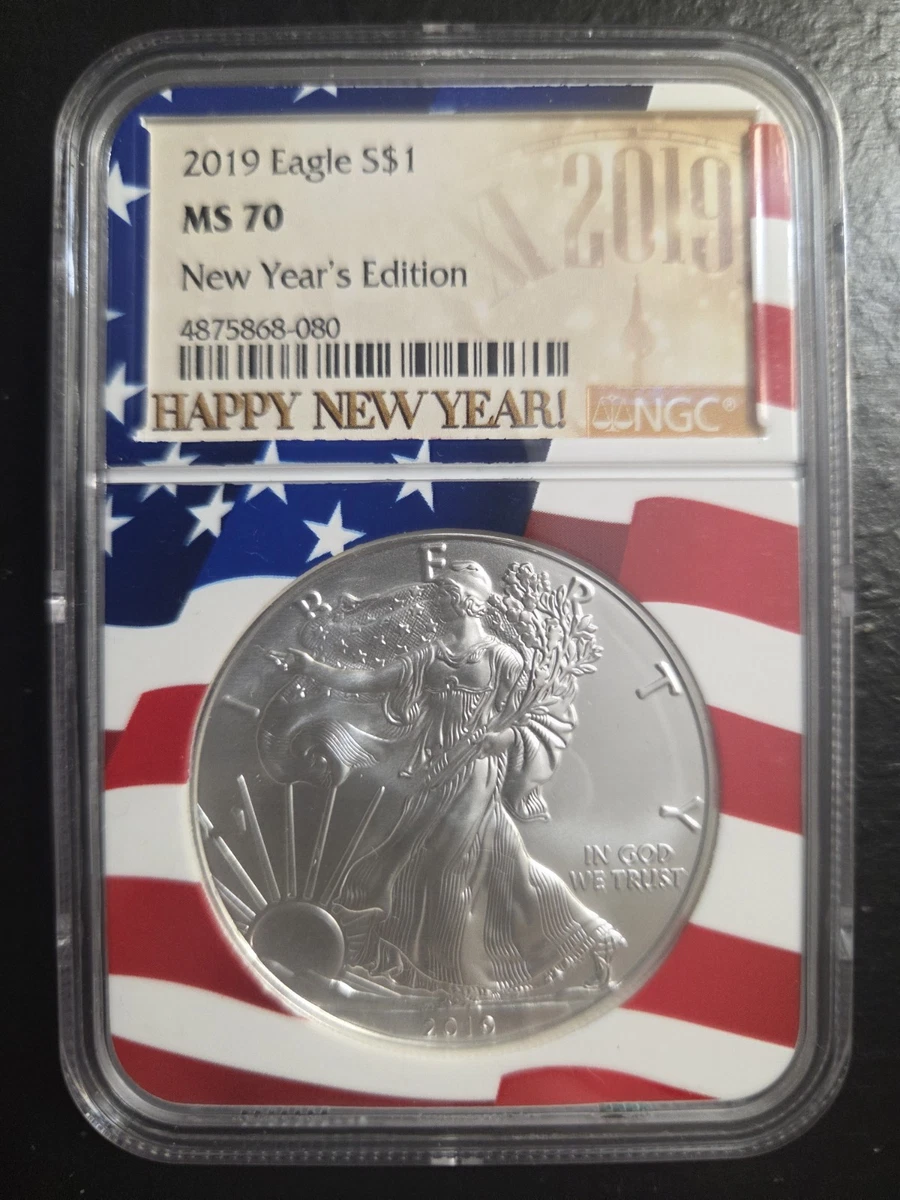 2019 American Eagle MS 70 Graded Silver Bullion Coins for sale | eBay