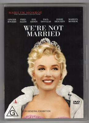 We're Not Married - PAL Region 4 DVD - Australian Release - Marilyn Monroe - image 1 of 3