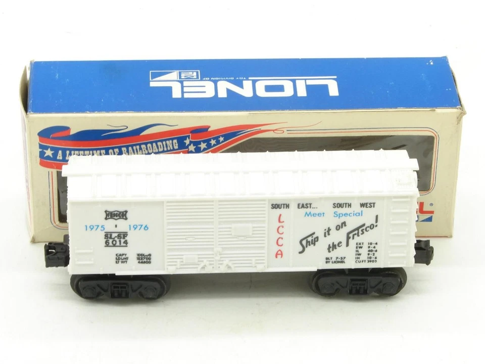 Lionel O Gauge O-27 Frisco 6014-900 LCCA Meet Box Car 1975 - 1976 in Box - Image 1 of 4