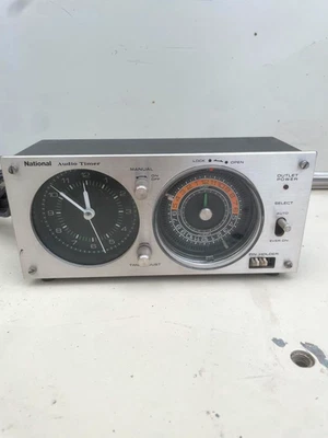 National Panasonic TE61 Analog Audio Timer Uhr 50Hz Vintage getestet... - Bild 1 von 4
