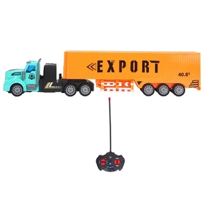 ~1:48 Scale Remote Control Semi Truck High Simulation RC Carrier Transport Car - Picture 1 of 12