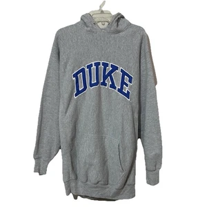 2000s Y2K Steve & Barry’s Duke Blue Devil college reverse weave style hoodie XL - Picture 1 of 6