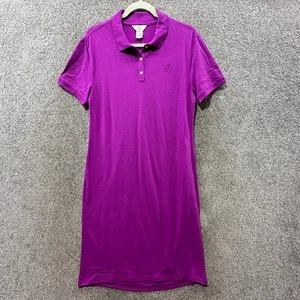 Brooks Brothers 346 Polokleid Größe M Lila Stretch Baumwolle Preppy Golf - Bild 1 von 12