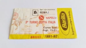 used ticket AS ROMA - SC NAPOLI 1991/92 - Foto 1 di 1