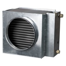 Registro riscaldamento acqua aria 100 mm/2 superfici di scambio termico riscaldamento aria scambiatore di calore