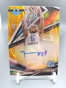 2022-23 Bowman University's Best Armando Bacot Gold Lava Refractor Automático/75 - Imagen 1 de 11