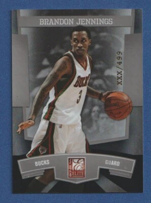 BRANDON JENNINGS 2010 Elite PROMO National Convention #22 Bucks Donruss NSCC! - Imagem 1 de 2