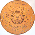 #1463 Ariston Ehrlich Organette Notenscheibe Notenplatte Lochscheibe Scheibe