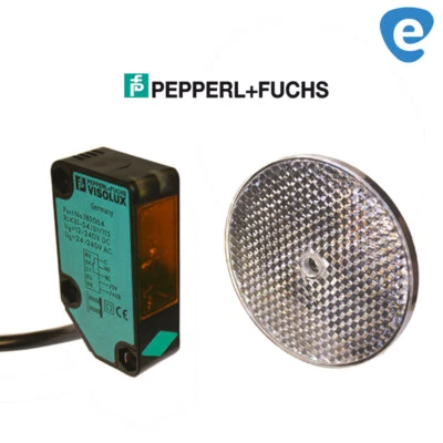 Reflektor Reflex Lichtschranke 24-240V AC 12-240V DC Schiebe Tor Drehtor Antrieb - Bild 1 von 4