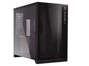 LIAN LI 011 DYNAMIC PC Case Black Mint Condition - Fast shipping in US. - Picture 1 of 4