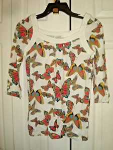 Girls Butterfly Top Knit Size 14 NWT - Picture 1 of 2