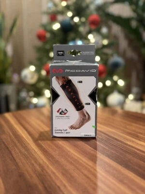MCDAVID Sport Compression CALF SLEEVES/Pair Size Small *Descr. for size details* - Image 1 of 4