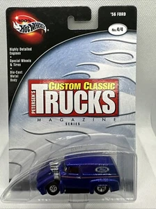Hot Wheels 100% Petersens Custom Classic Trucks ’56 Ford F-100 #4 of 4 - Blue - Picture 1 of 5