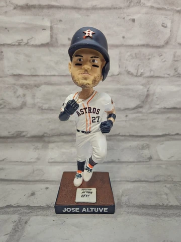 Houston Astros Jose Altuve Custom Painted Walk Off Playoffs Bobblehead Cover