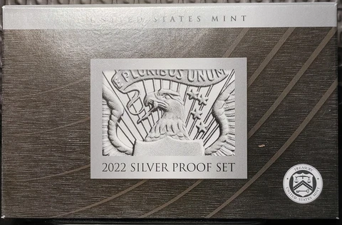 2022 US Mint SILVER Proof Set 22RH w/ OGP COA Perfect Mint Condition Cover