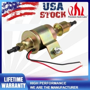12V Universal Electric Fuel Pump Inline Low Pressure 5-9 PSI GAS Diesel E8012S - Picture 1 of 12