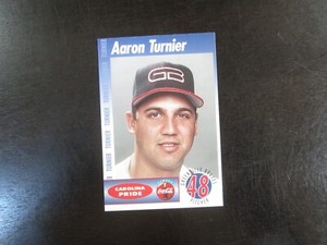 1995 Coca Cola Sports Print Greenville Braves Aaron Turnier (B60) Atlanta Braves