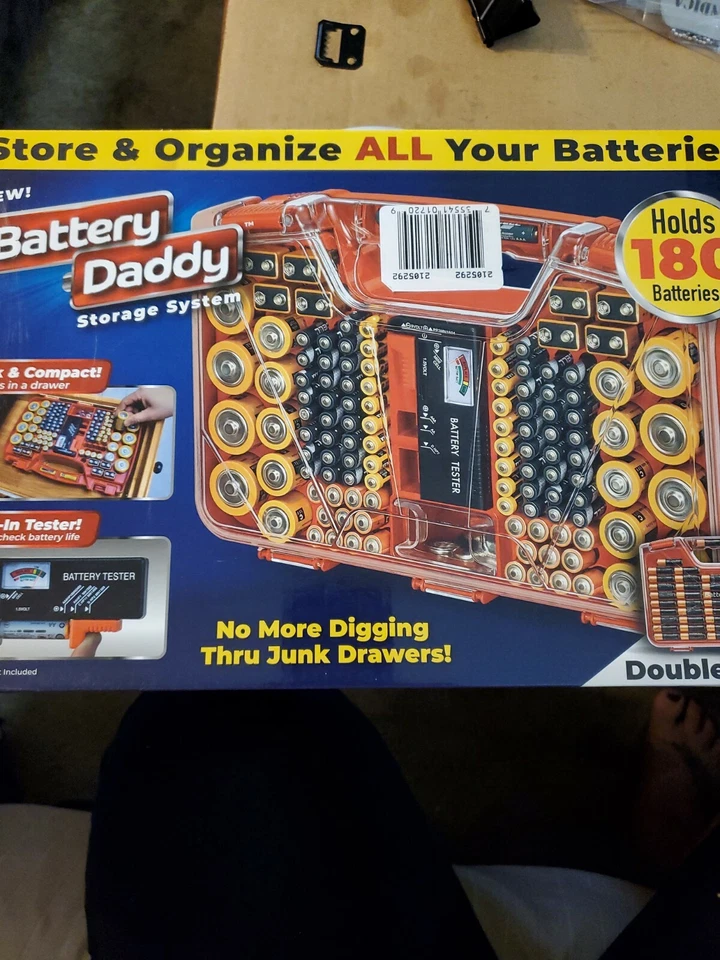 Ontel BADA-MP4 180 Batteries Battery Storage Box, New - Image 1 of 1